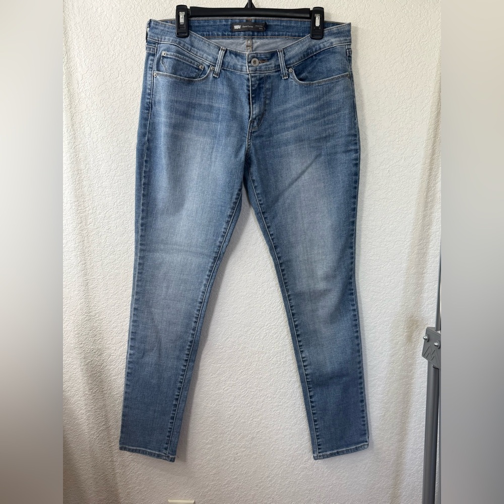 Levi’s Demi Curve Modern Rise Skinny Light Blue Jeans